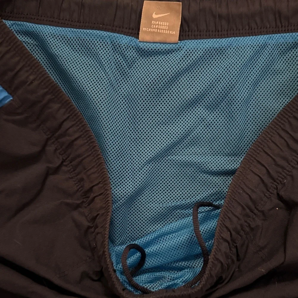 Nike swim trunks blue